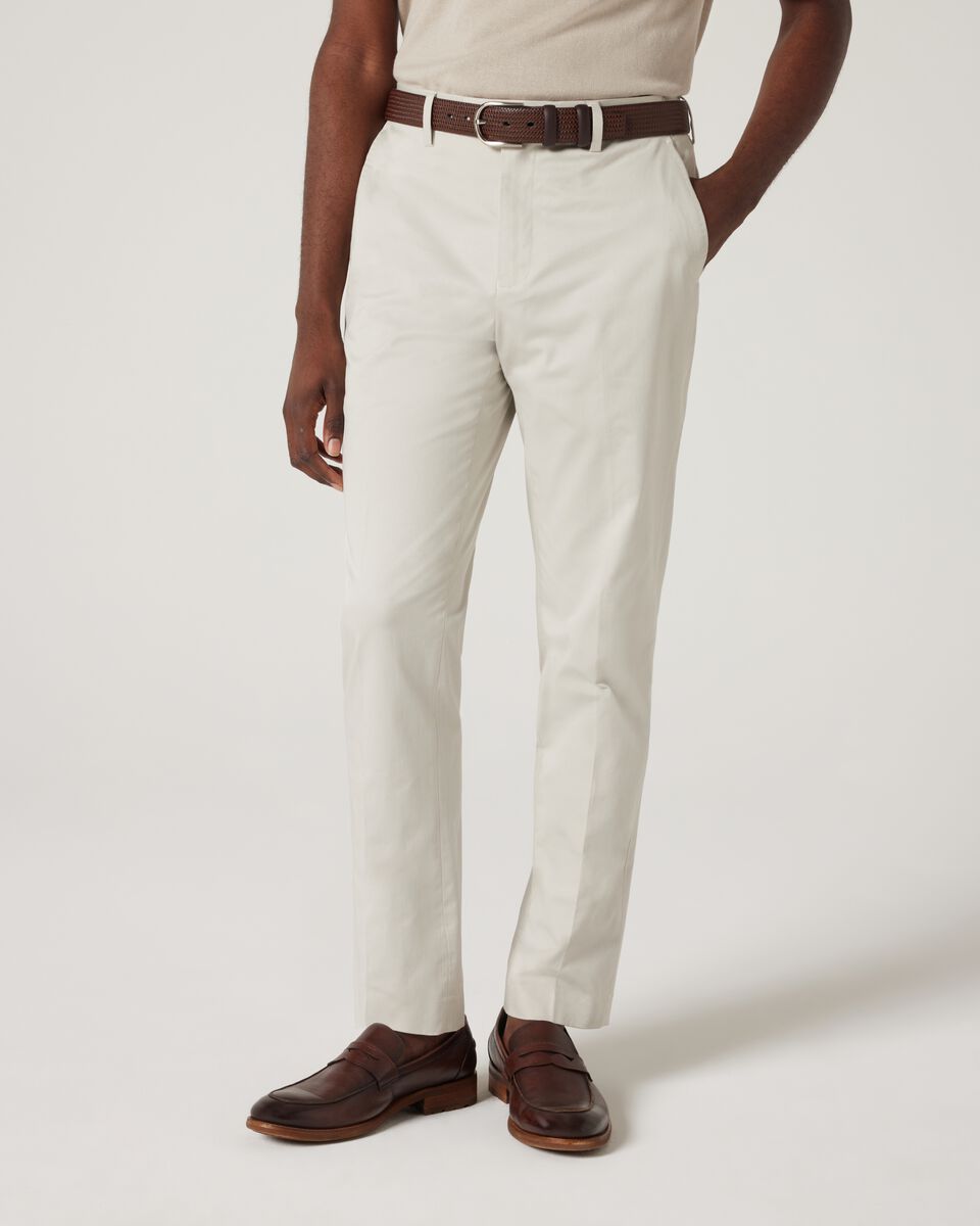 Slim Stretch Tailored Dress Pants, Bone, hi-res